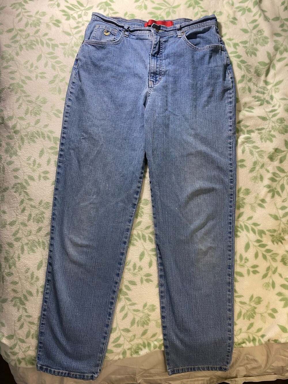 Gloria Vanderbilt Jeans Womens 16 Short High Rise Straight Stretch Denim 32x28